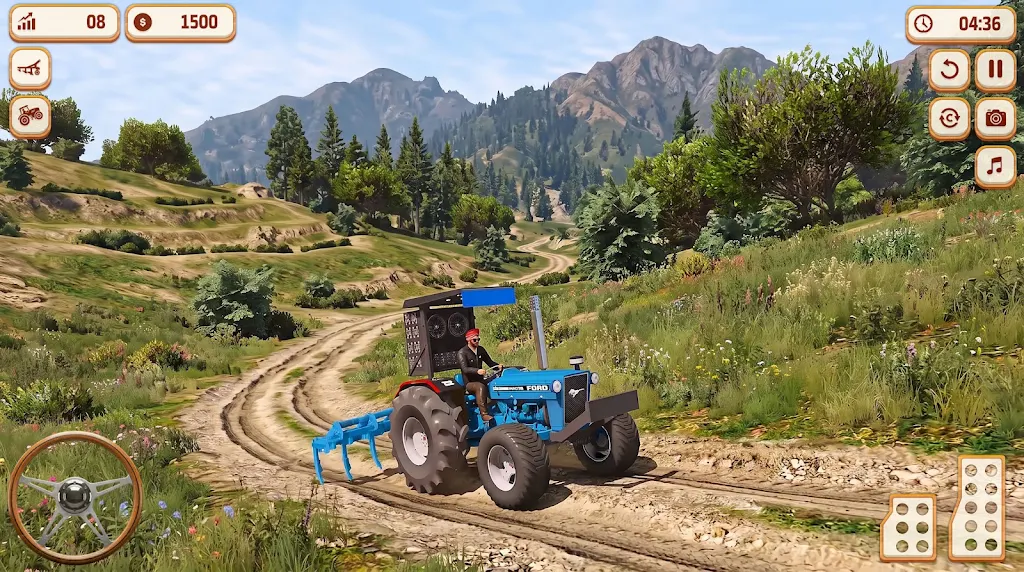 Indian Tractor Game Farming 3d拖拉机