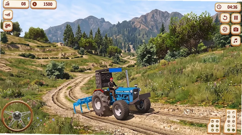印度拖拉机游戏3D农场Indian Tractor Game Farming 3d预览图