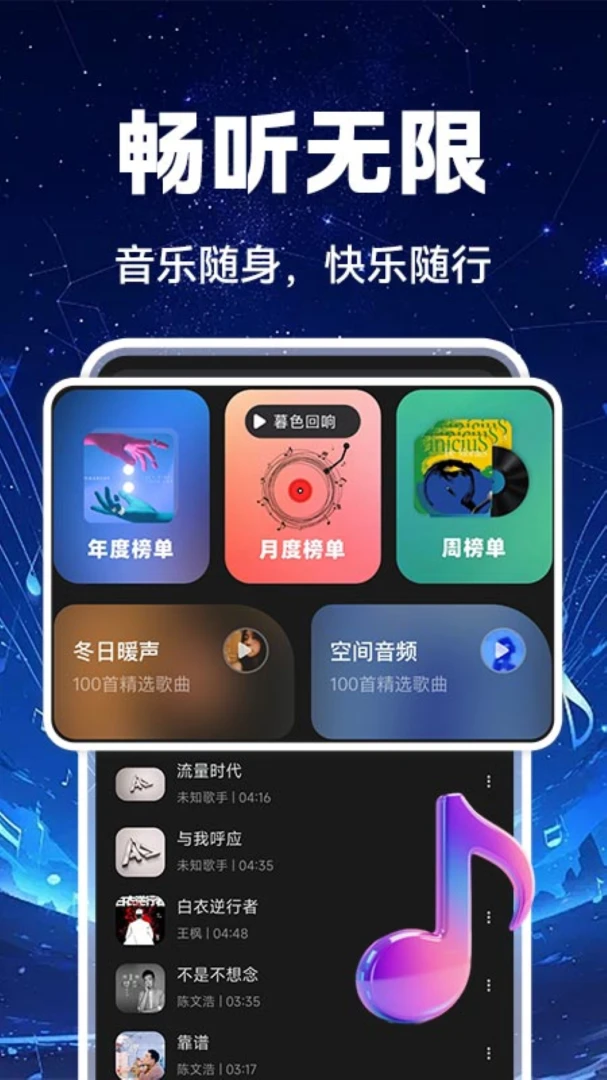 汽车音乐播放界面预览