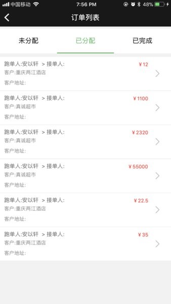 商圈云分销管理界面