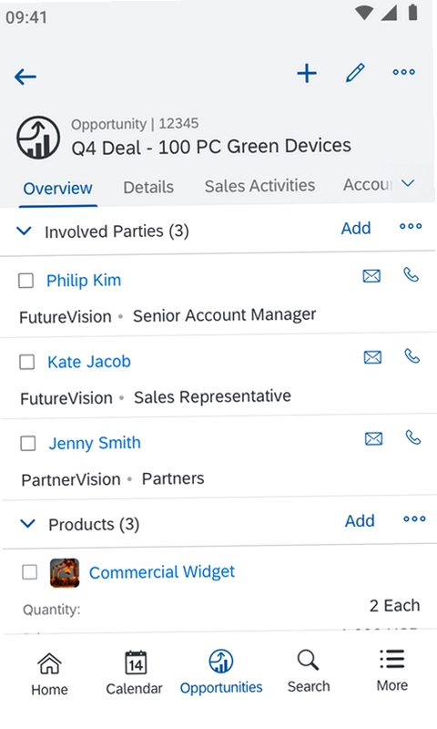SAP Cloud for Customer最新版预览图