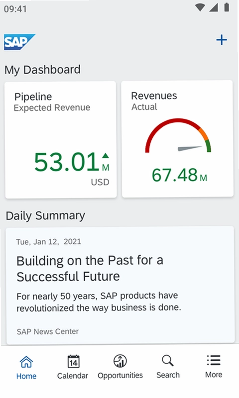 SAP Cloud for Customer最新版预览图