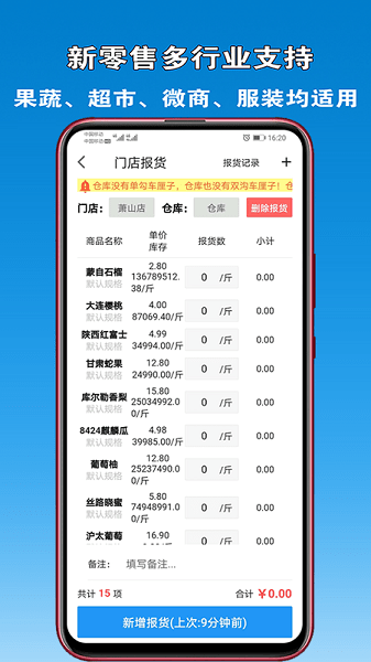 众流生意经营数据