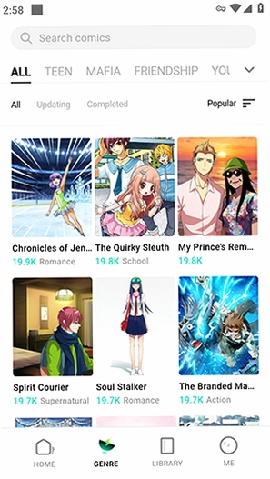 MangaSway漫画app预览图