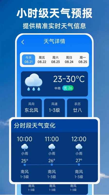准时本地天气预览图