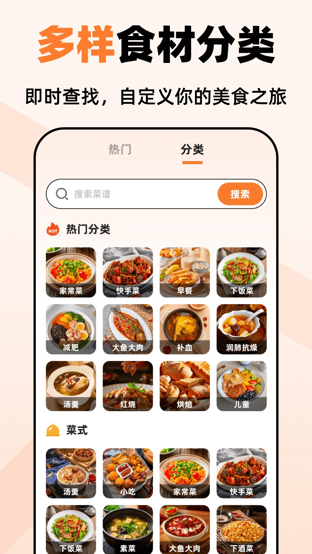 小厨房ABC菜谱食材分类