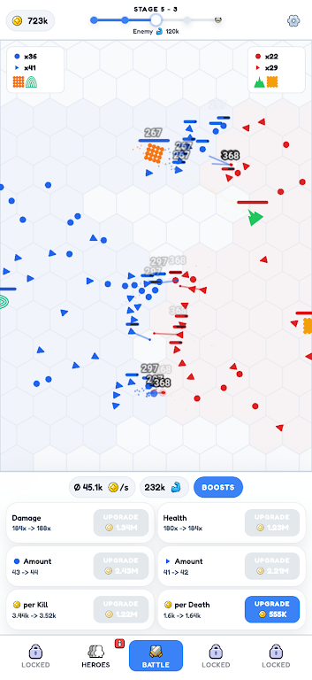 Idle Battlegrounds 游戏预览