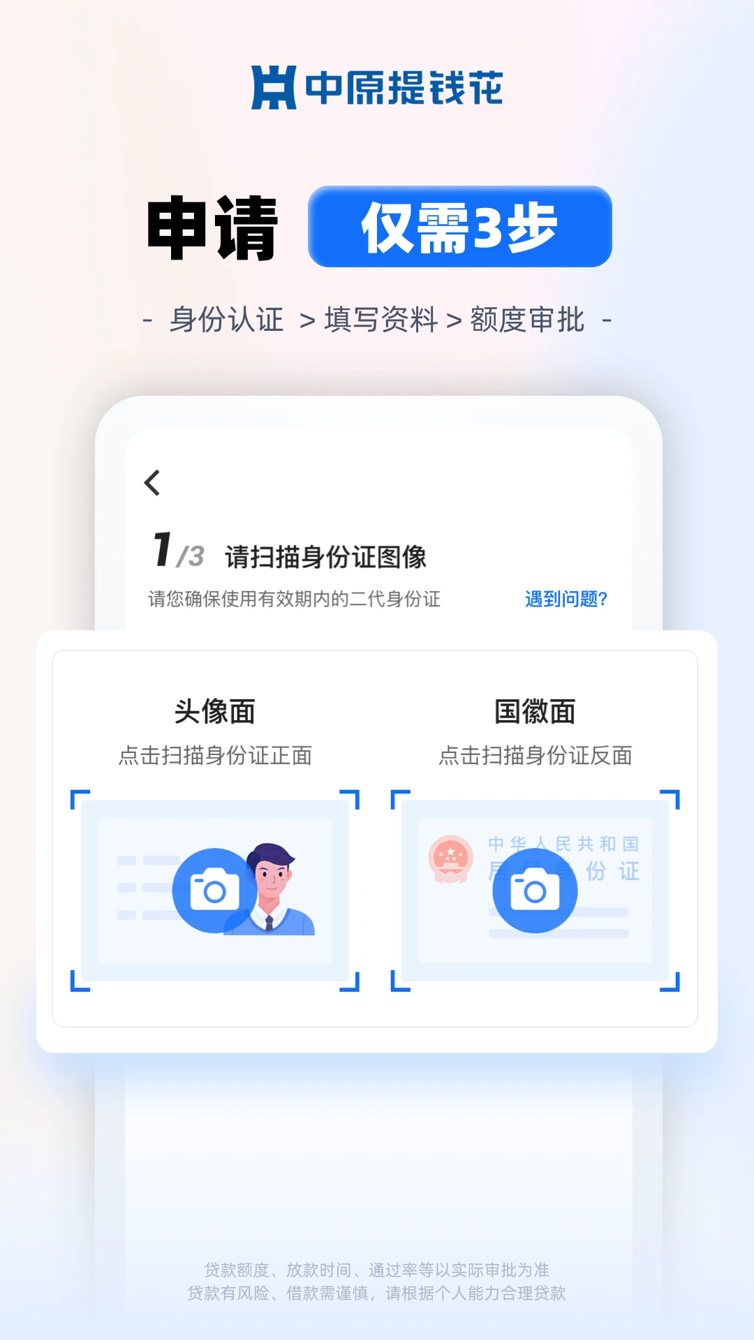 中原提钱花申请条件