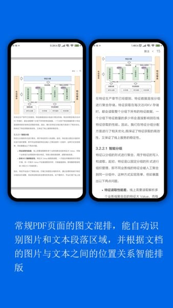 小白PDF阅读器智能排版功能