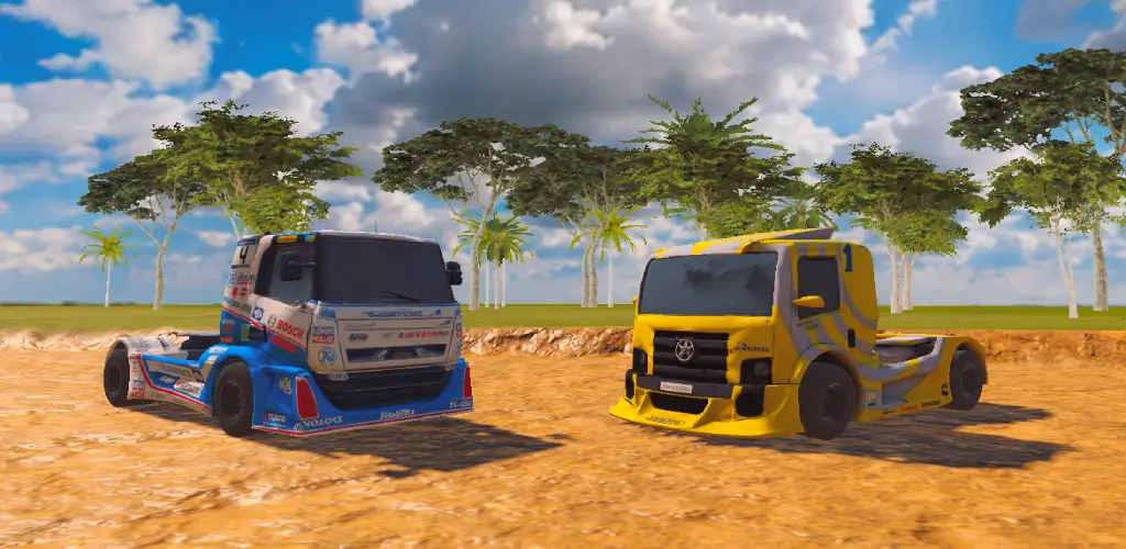 Offroad Truck Racing游戏操作界面