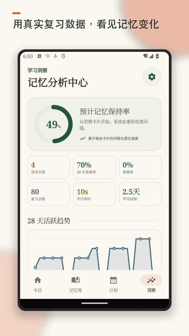 艾宾浩斯记忆曲线数据备份