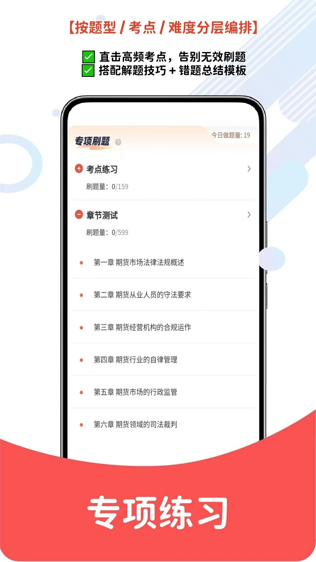 期货从业资格题库网刷题界面