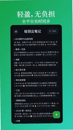轻羽云笔记官方版预览图