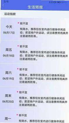 趣味天气预报预览图