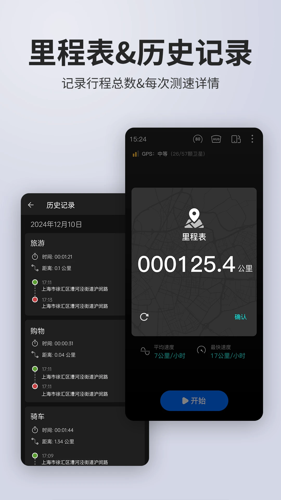 车速表小部件效果