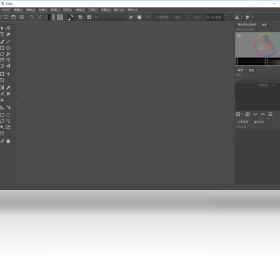 Krita 绘画界面