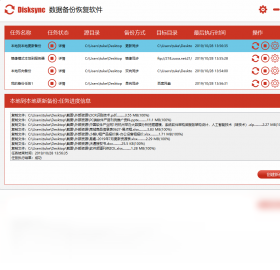 Disksync备份模式选择