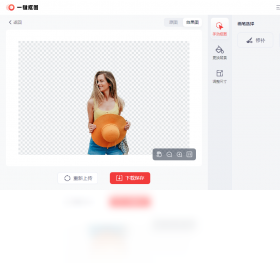 复杂背景抠图效果