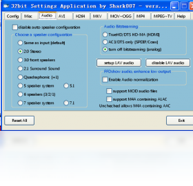 Vista Codec Package界面预览