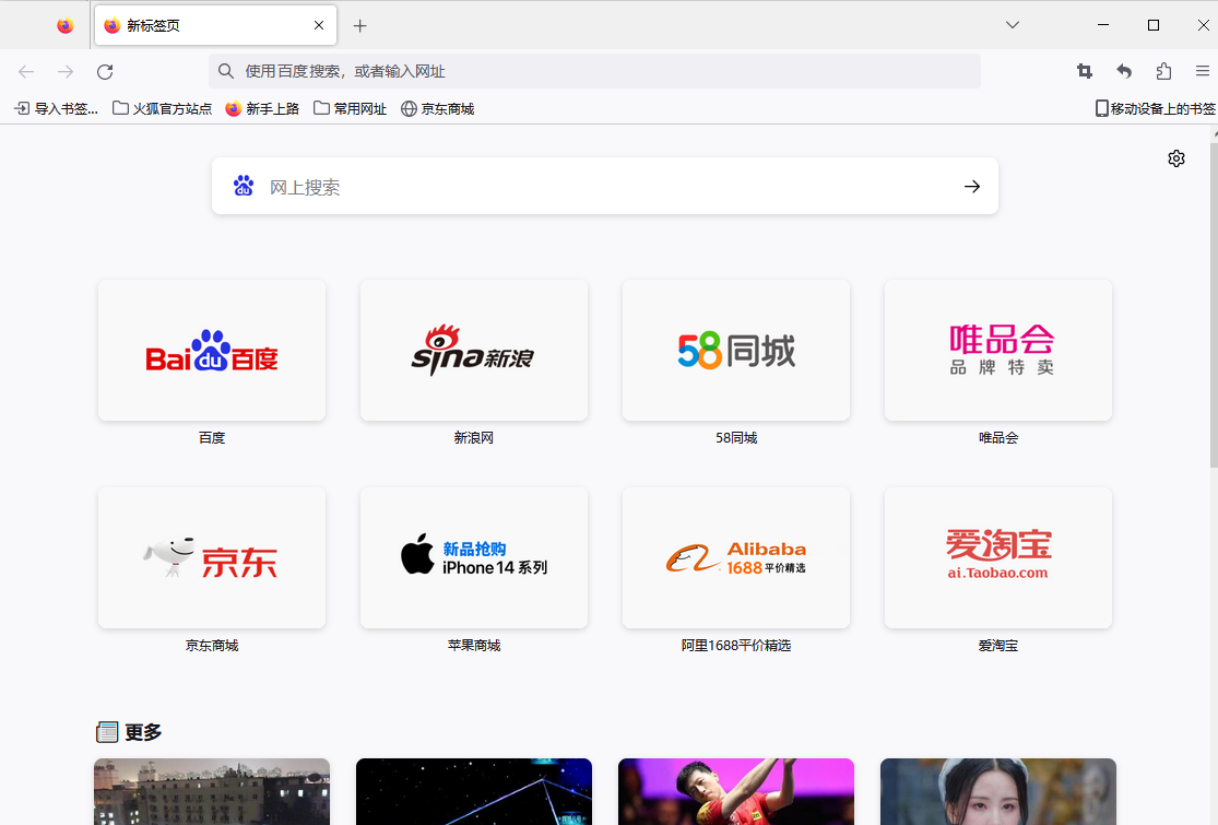 Firefox 多功能版设置界面