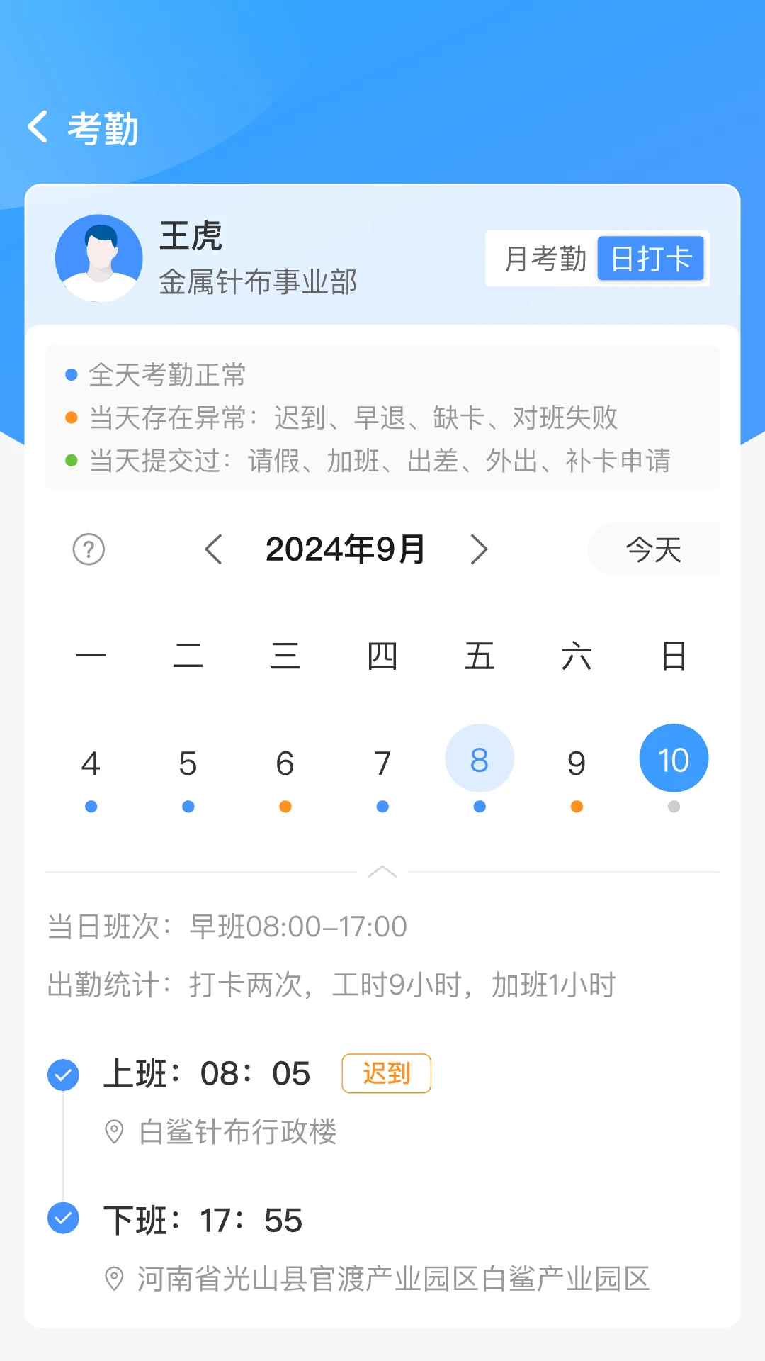 白鲨针布操作界面