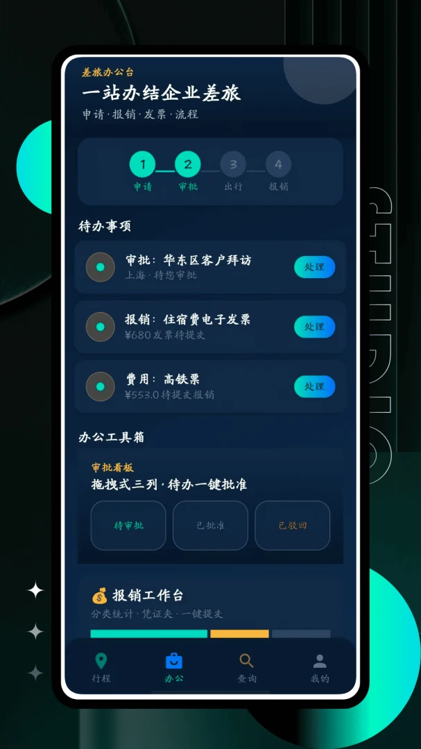 商旅纵横报销流程