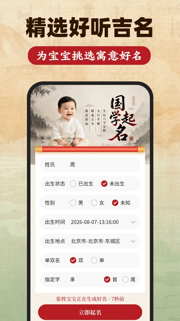 宝宝起名预览图