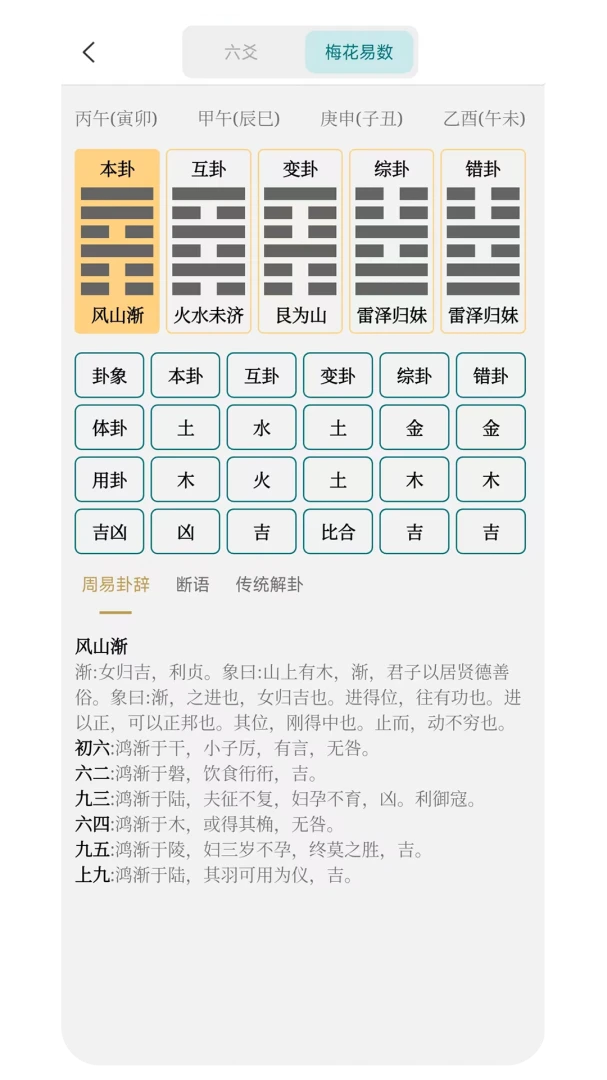 天机六爻梅花易数