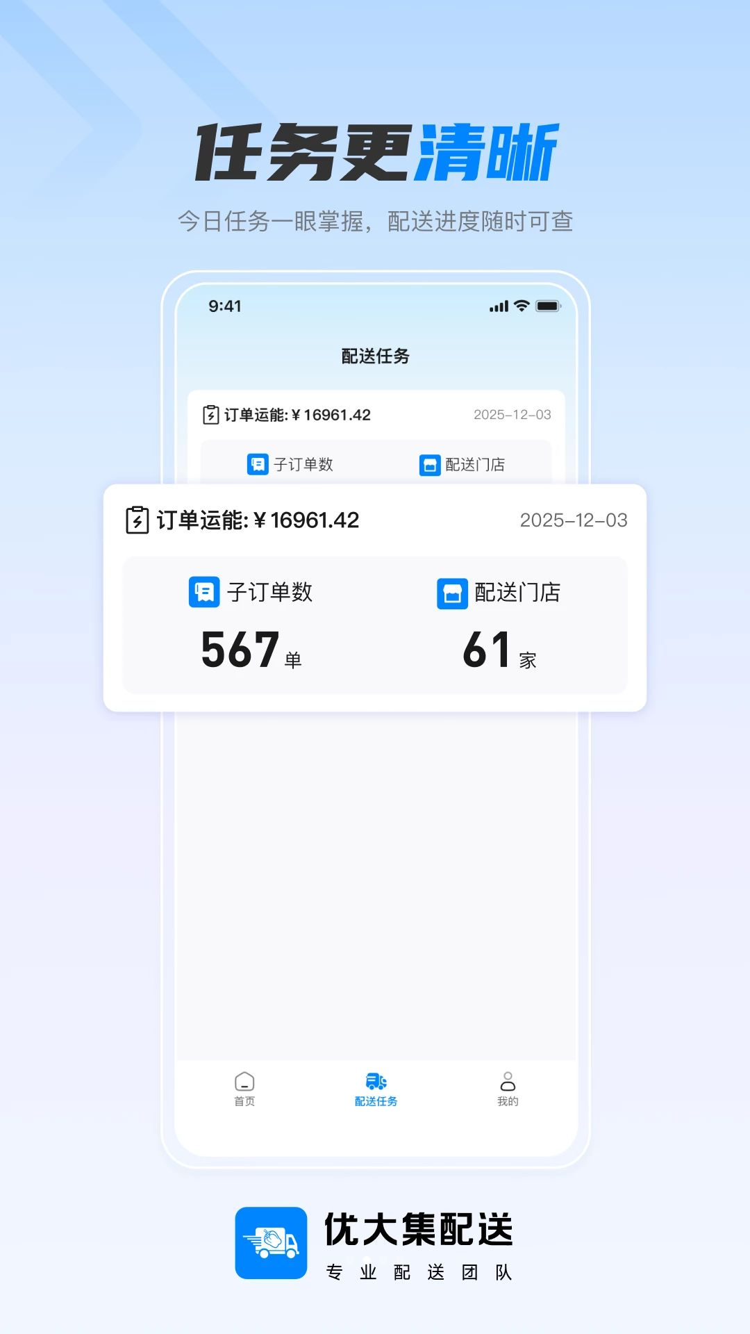 优大集配送司机端