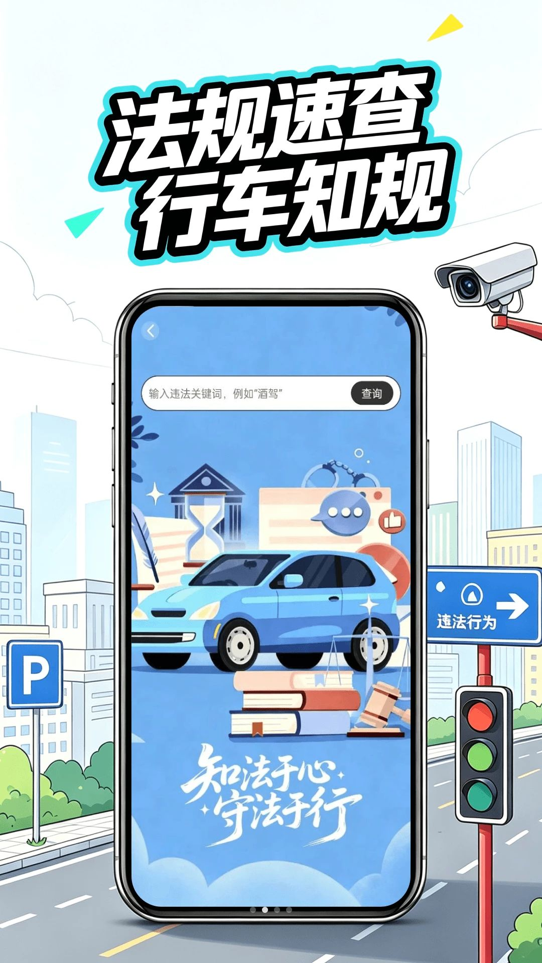 交通处理违章指南功能展示