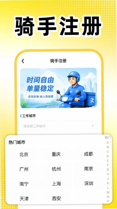 外卖配送骑手预览图