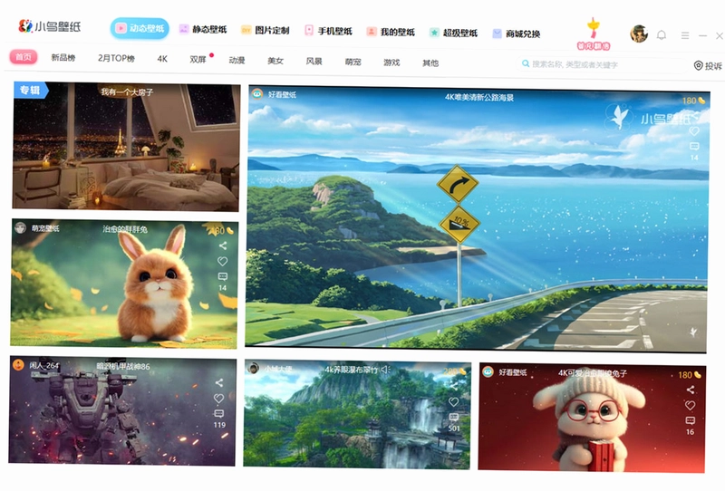 小鸟动态壁纸电脑版预览图