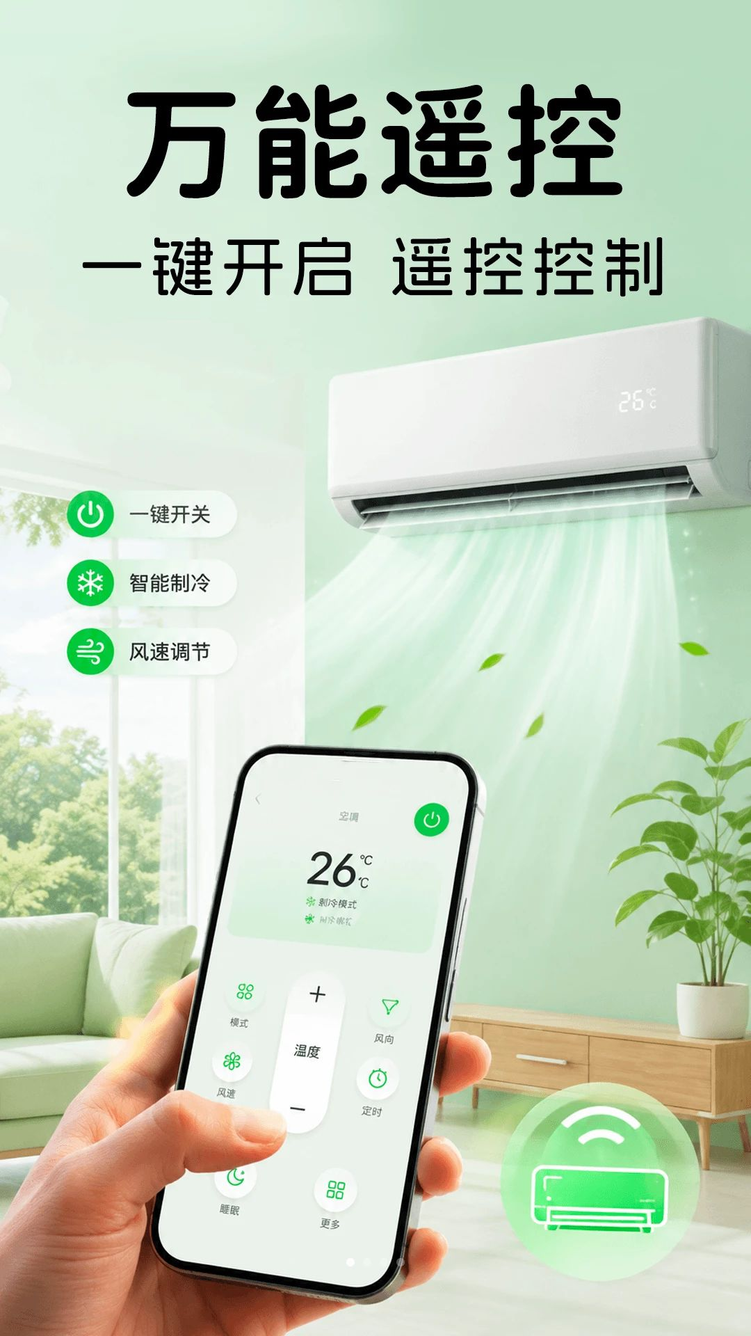 万能遥控器空调通联界面