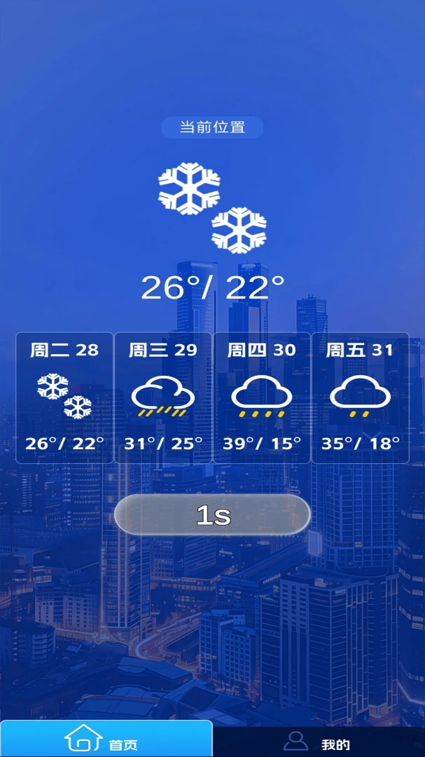 财运天气动画效果