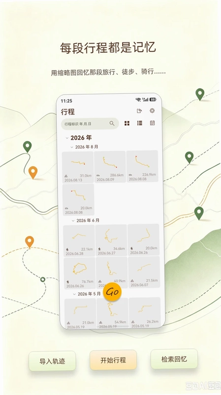 阅迹旅程预览图