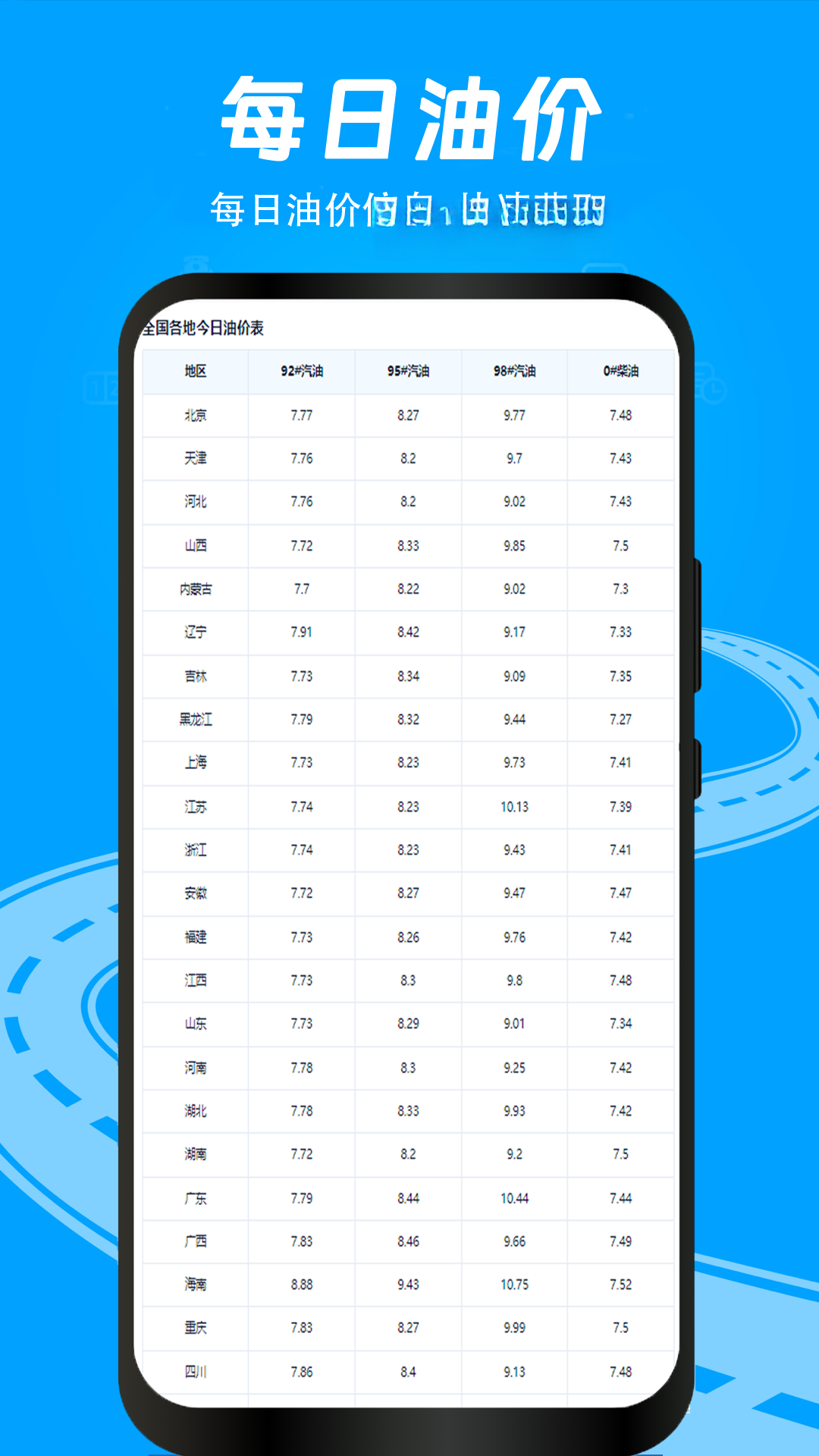 交通违章查询界面预览