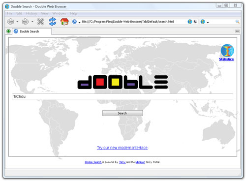 Dooble Web Browser开源代码页面截图