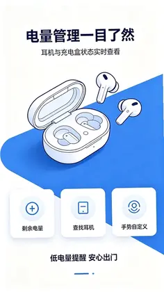蓝牙耳机一键连接预览图