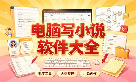 电脑写小说用什么软件-电脑写小说用什么码字-电脑写小说软件哪个好用