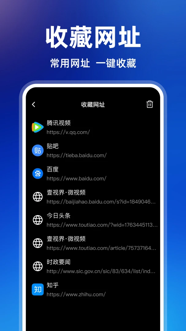 Gopode浏览器设置页面