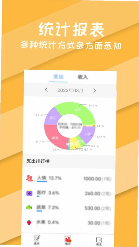 日常圈子记账收支手账管家预览图