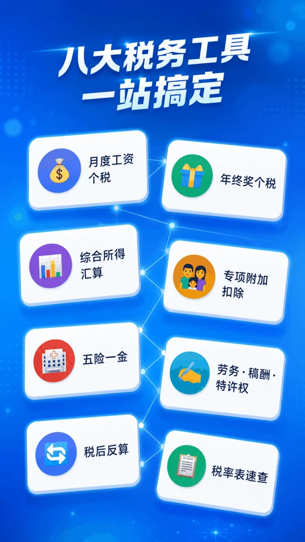 个税工资计算工具界面