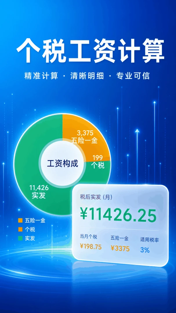 个税工资计算预览