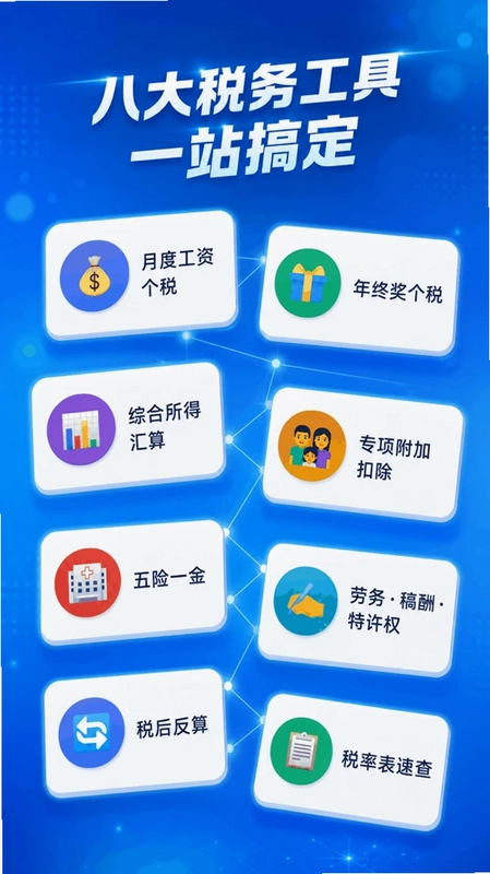 个税工资计算预览图