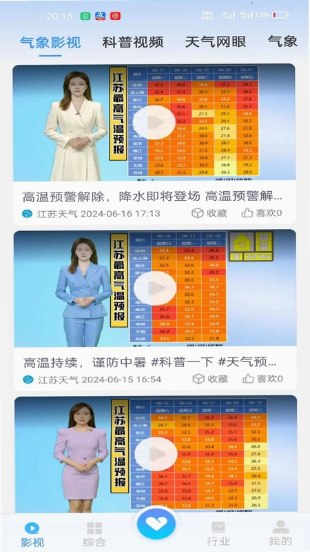 江苏天气预览图