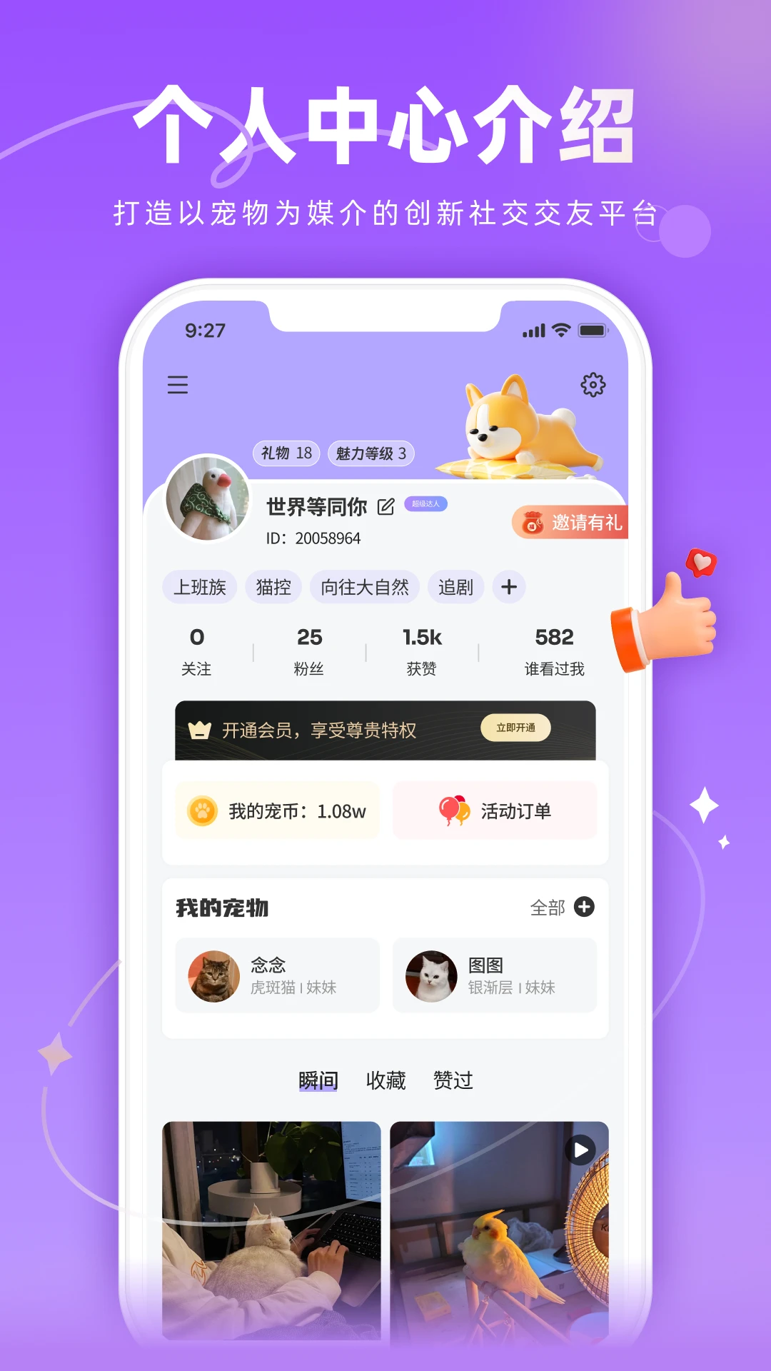 宠TA一生宠友互动