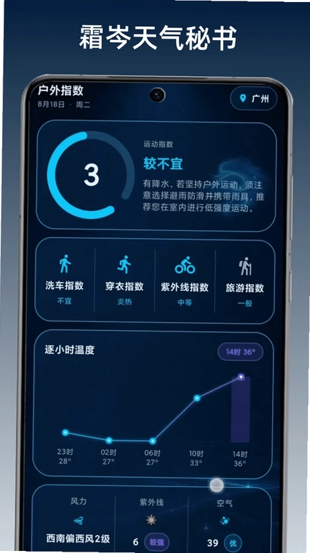 霜岑天气秘书预览图