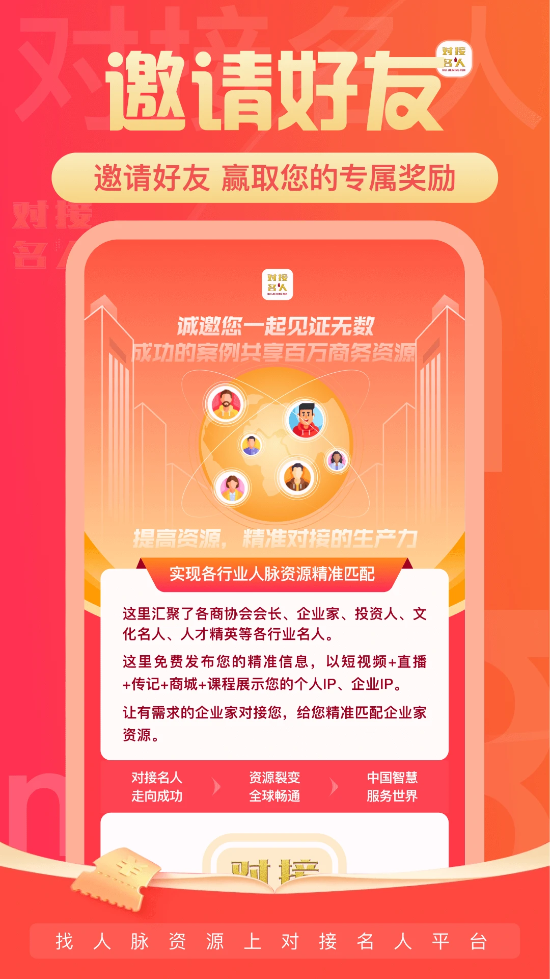 对接名人协作交流