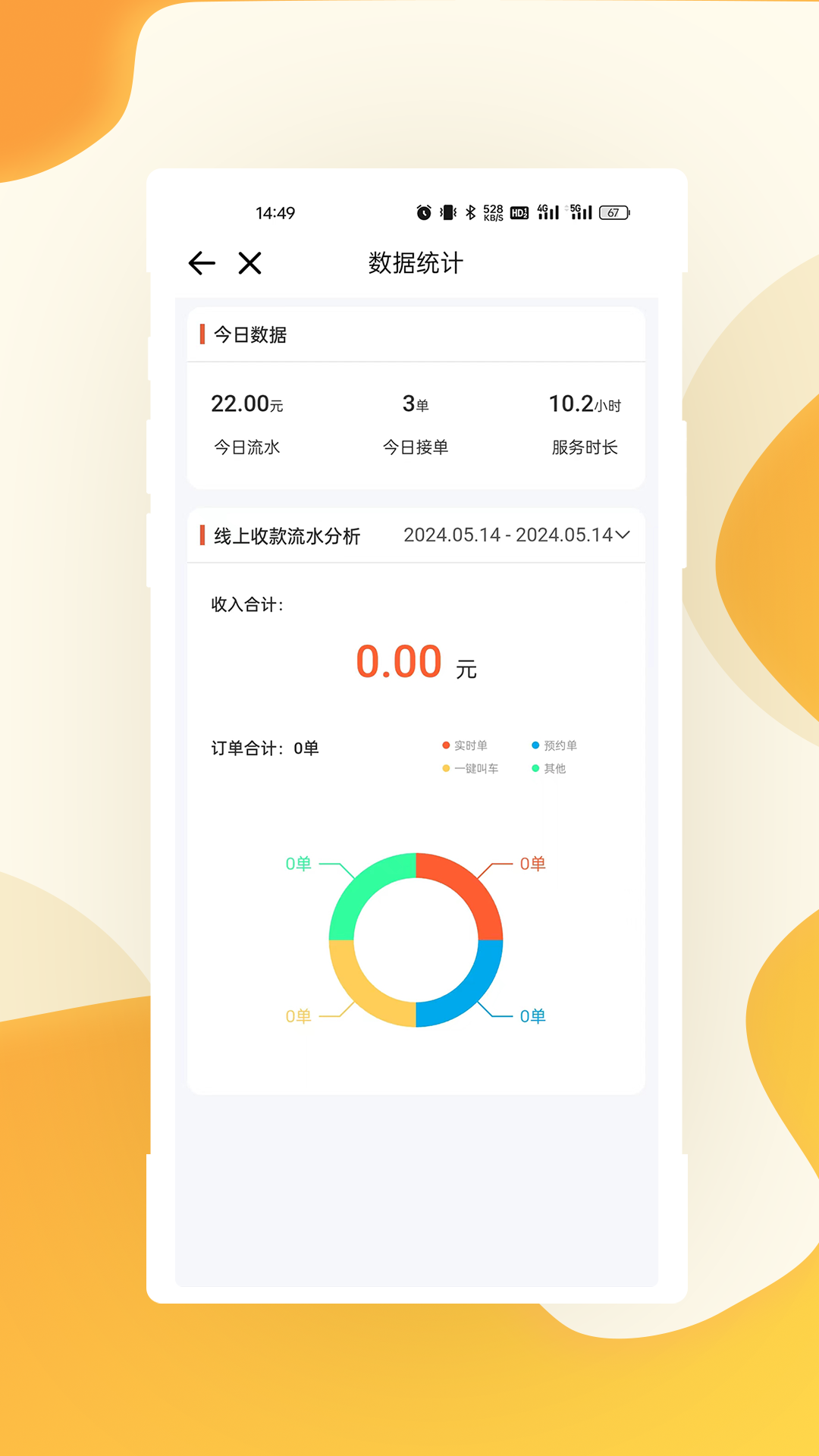 有滴出行司机端提现页面