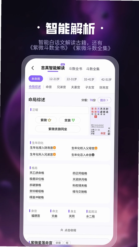 吉真紫微斗数预览图